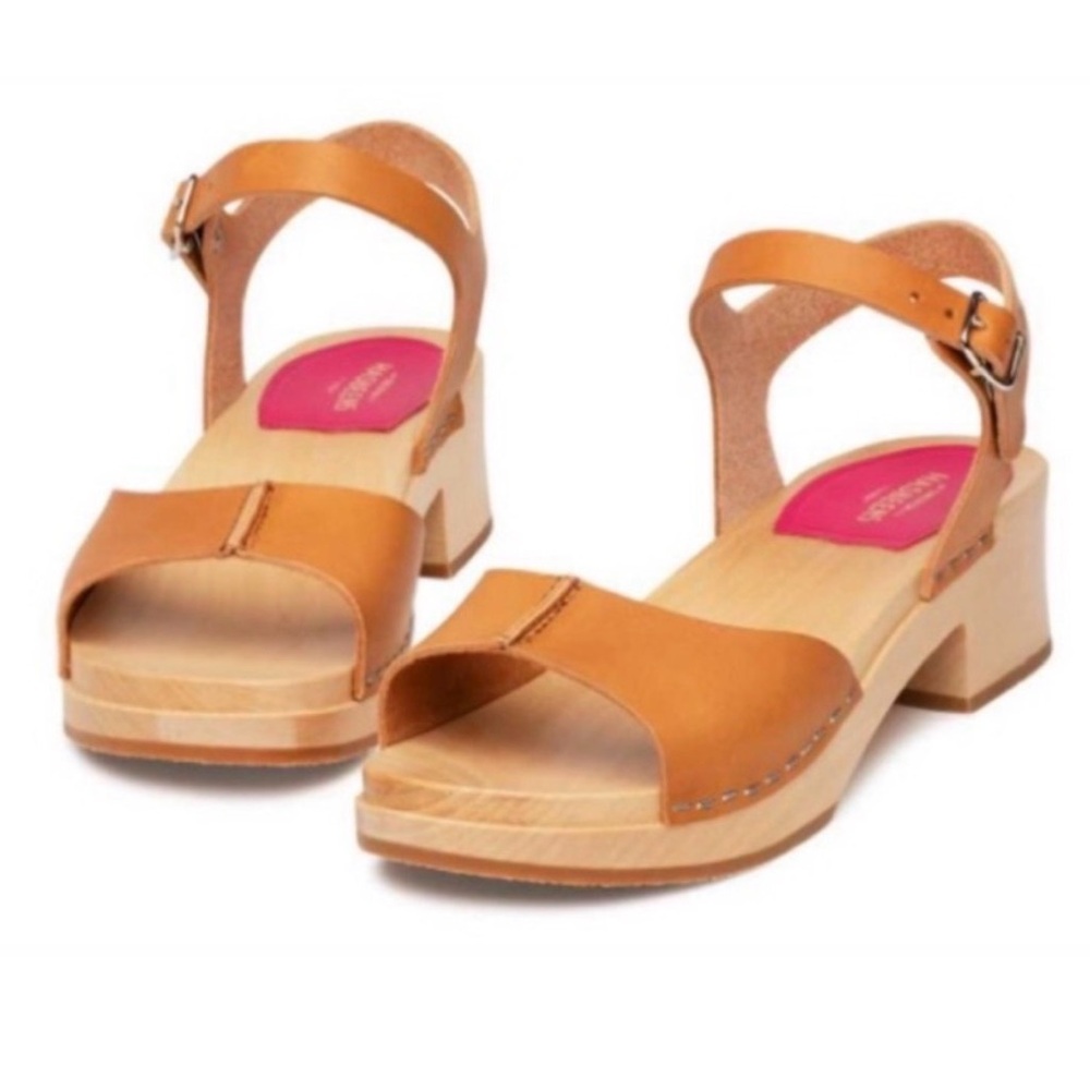 NIB Swedish Hasbeens Mia Sandals | Nature | Size: 39